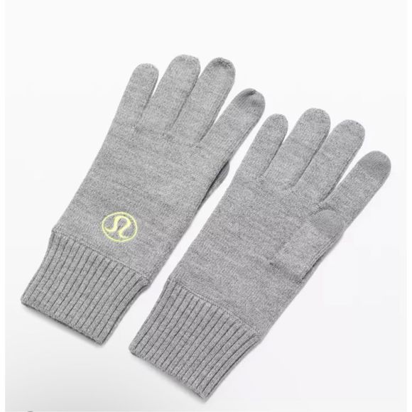 Lululemon Warm Revelation Gloves Tech GUGG/FZAP Size M/L - Picture 2 of 6